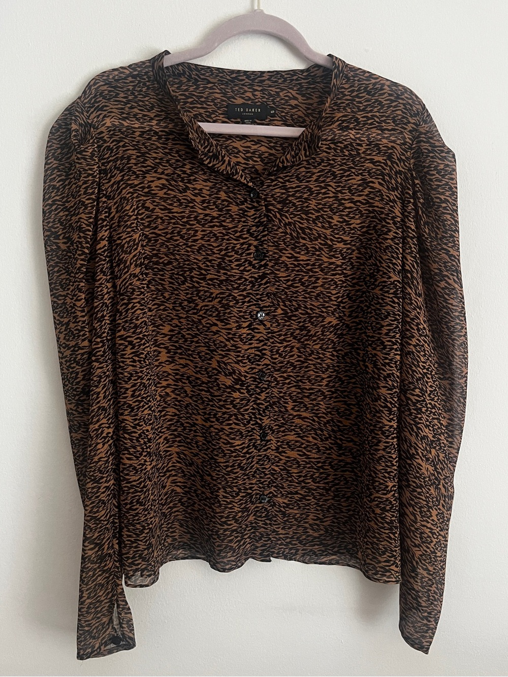 Ted Baker London Sheer Mesh Top